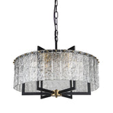 Magnalux Ariana 6 Light Black and Gold Pendant
